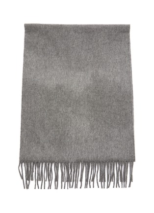 Detail View - Click To Enlarge - JOHNSTONS OF ELGIN - FRINGED CASHMERE SCARF