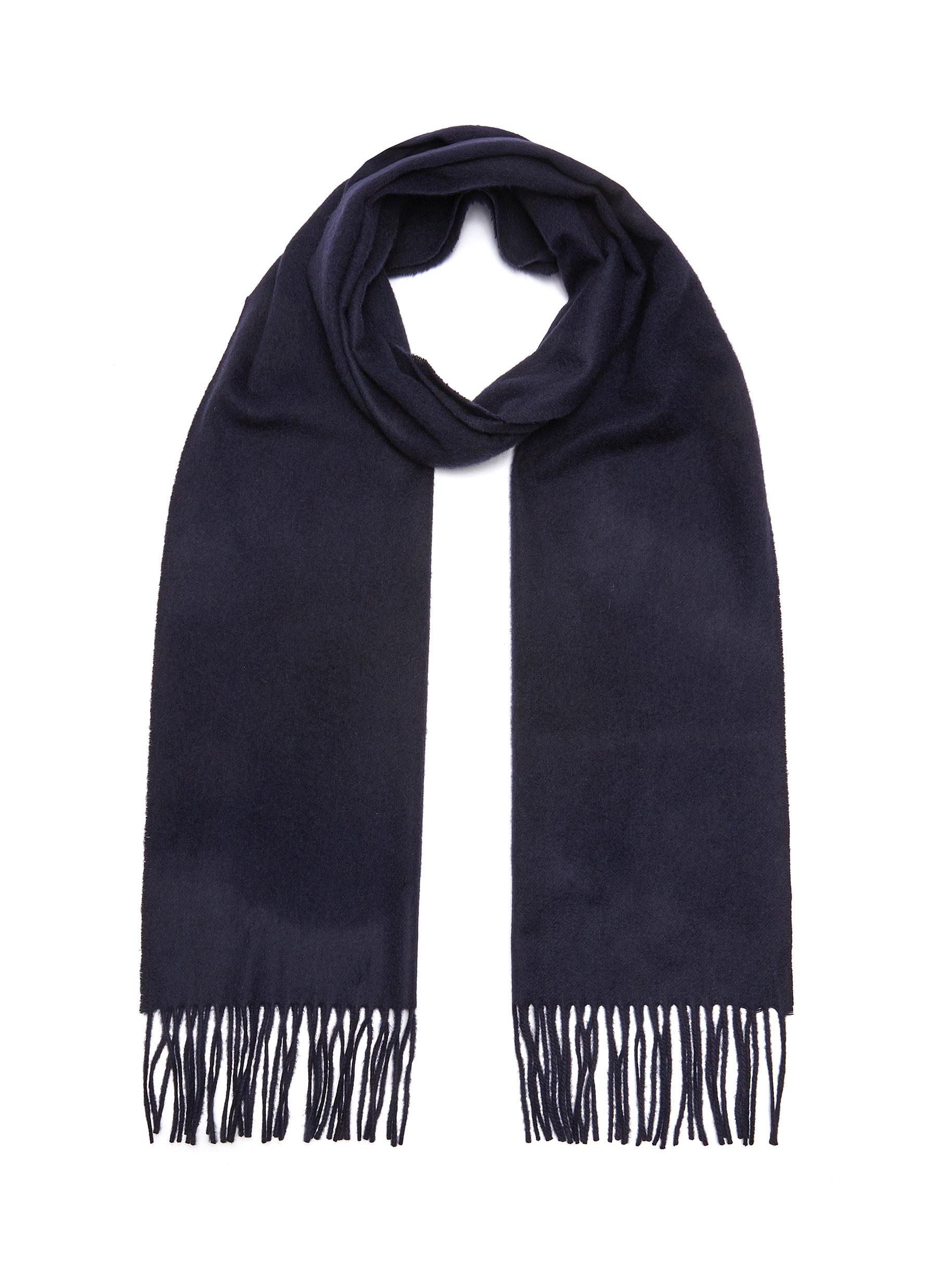 JOHNSTONS OF ELGINFRINGED CASHMERE SCARF | DailyMail