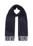 Main View - Click To Enlarge - JOHNSTONS OF ELGIN - FRINGED CASHMERE SCARF