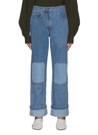 Main View - Click To Enlarge - JW ANDERSON - Patchwork stonewash jeans