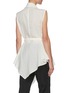 Back View - Click To Enlarge - JW ANDERSON - Draped neck sleeveless top