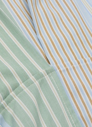 Detail View - Click To Enlarge - JW ANDERSON - Multi Stripe Handkerchief Hem Shirt Dress