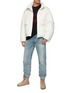 Figure View - Click To Enlarge - FEAR OF GOD - Distressed Whiskered Denim Jeans