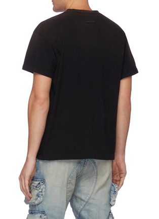 Back View - Click To Enlarge - FEAR OF GOD - Fleece Logo Cotton Jersey T-shirt