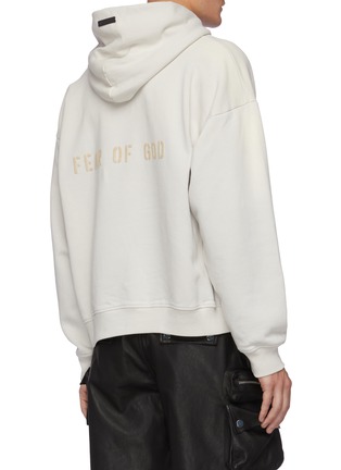 Back View - Click To Enlarge - FEAR OF GOD - Fleece Logo Hoodie