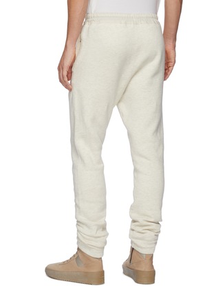 Back View - Click To Enlarge - FEAR OF GOD - Elongated Drawstring Waist Cotton Fleece Sweatpants