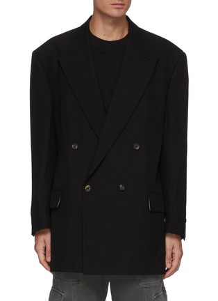 Main View - Click To Enlarge - FEAR OF GOD - 'California' double-breasted crepe blazer