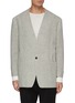 Main View - Click To Enlarge - FEAR OF GOD - Donegal wool collarless everyday sportcoat