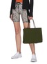Figure View - Click To Enlarge - STATE OF ESCAPE - FLYING SOLO' Sailor Rope Neoprene Tote