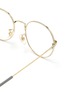 Detail View - Click To Enlarge - RAY-BAN - Round Metal Frame Optical Glasses
