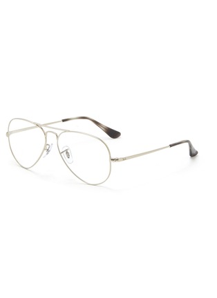 Main View - Click To Enlarge - RAY-BAN - Metal Frame Aviator Optical Glasses