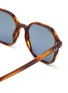 Detail View - Click To Enlarge - RAY-BAN - Tortoiseshell Effect Square Acetate Frame Thin Temple Sunglasses