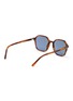 Figure View - Click To Enlarge - RAY-BAN - Tortoiseshell Effect Square Acetate Frame Thin Temple Sunglasses