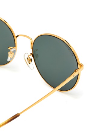 Detail View - Click To Enlarge - RAY-BAN - Round Metal Frame Sunglasses