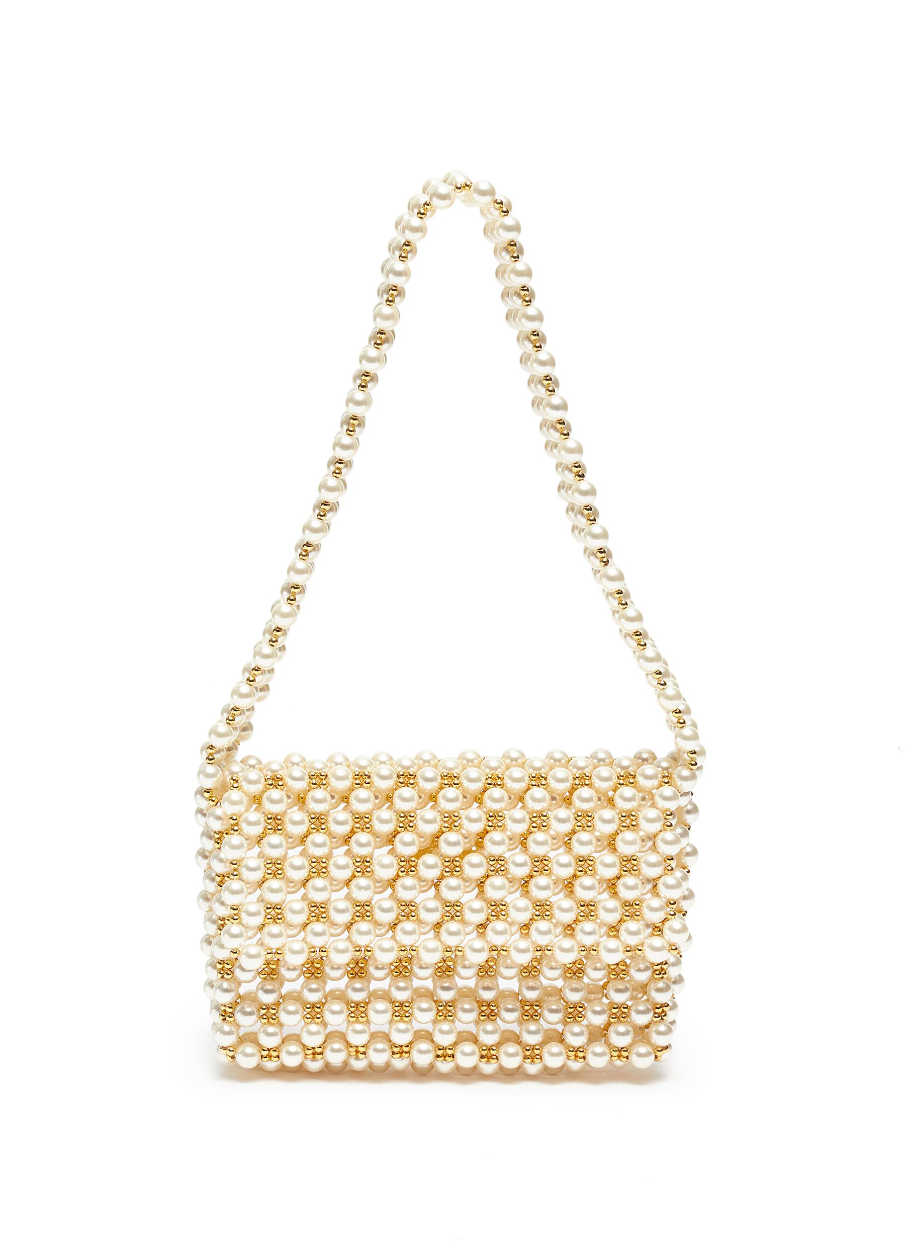 VANINA'Pearl Mist' baguette shoulder bag | DailyMail