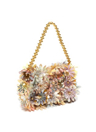 Detail View - Click To Enlarge - VANINA - 'Inflorescence' floral baguette shoulder bag