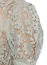 Detail View - Click To Enlarge - SELF-PORTRAIT - Puff Sleeve Ruffle Hem Lace Mini Dress