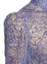 Detail View - Click To Enlarge - SELF-PORTRAIT - Sequin Embellished Floral Lace Tier Maxi Dress