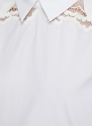  - SELF-PORTRAIT - Embroidered lace sleeveless shirt