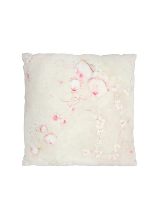 Main View - Click To Enlarge - ILLUSTRE - Large Linen Cushion – Light Pastel Pink