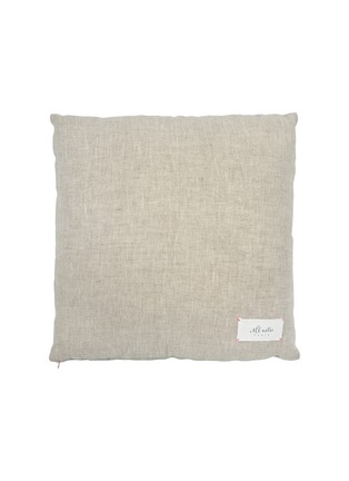  - ILLUSTRE - Large Linen Cushion – Turquoise