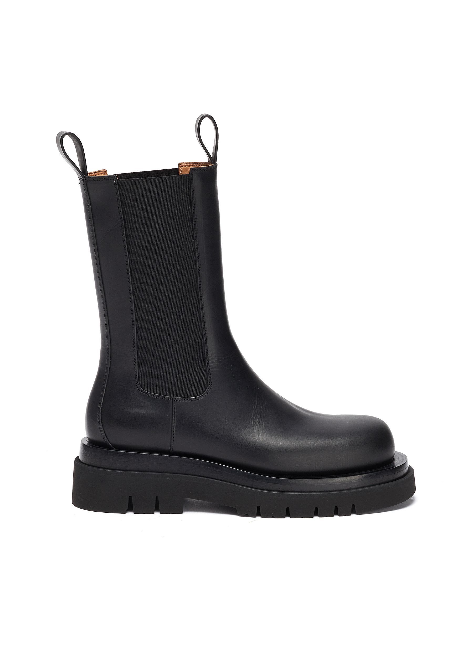 BOTTEGA VENETA | Lug' tall leather boots | Crawford
