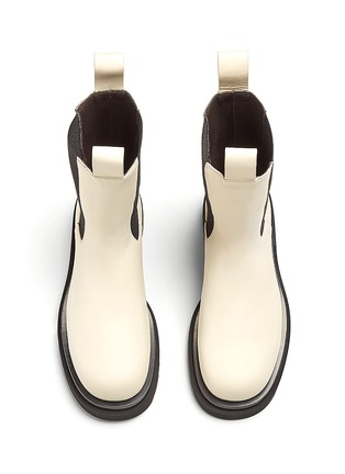 Detail View - Click To Enlarge - BOTTEGA VENETA - Lug Sole Leather Chelsea Boots