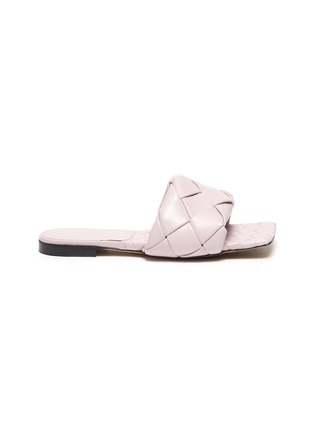 Main View - Click To Enlarge - BOTTEGA VENETA - 'BV Lido' Intrecciato Leather Flat Sandals