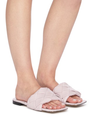 Figure View - Click To Enlarge - BOTTEGA VENETA - 'BV Lido' Intrecciato Leather Flat Sandals