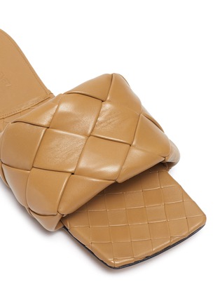 Detail View - Click To Enlarge - BOTTEGA VENETA - 'Lido' intrecciato leather flat sandals