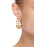 Figure View - Click To Enlarge - ROSANTICA - 'Dolce Vita' crystal hoop earrings