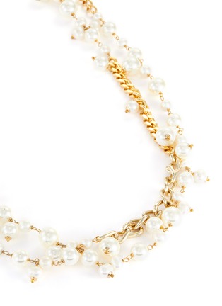 Detail View - Click To Enlarge - ROSANTICA - 'Comedy' pearl layered necklace