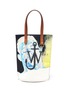 Main View - Click To Enlarge - JW ANDERSON - Logo embroidered printed tote bag