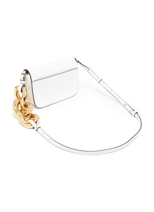Detail View - Click To Enlarge - JW ANDERSON - Anchor Chain Midi Calfskin Leather Crossbody Bag