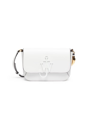 Main View - Click To Enlarge - JW ANDERSON - Anchor Chain Midi Calfskin Leather Crossbody Bag