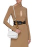 Figure View - Click To Enlarge - JW ANDERSON - Anchor Chain Midi Calfskin Leather Crossbody Bag