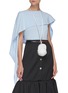Figure View - Click To Enlarge - JW ANDERSON - Nano Cap' Crossbody Strap Leather Bag