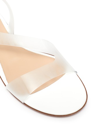 Detail View - Click To Enlarge - GIANVITO ROSSI - Plexi' asymmetric strap sandal
