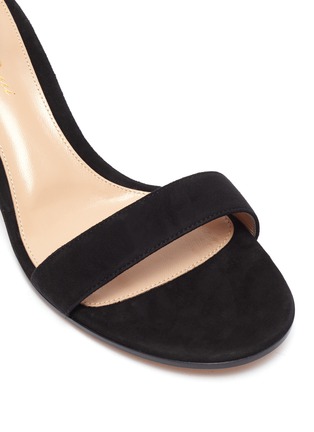 Detail View - Click To Enlarge - GIANVITO ROSSI - VERSILIA 60' Block Heel Suede Sandals