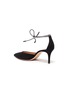  - GIANVITO ROSSI - Crystal embellished anklet d'orsay pumps