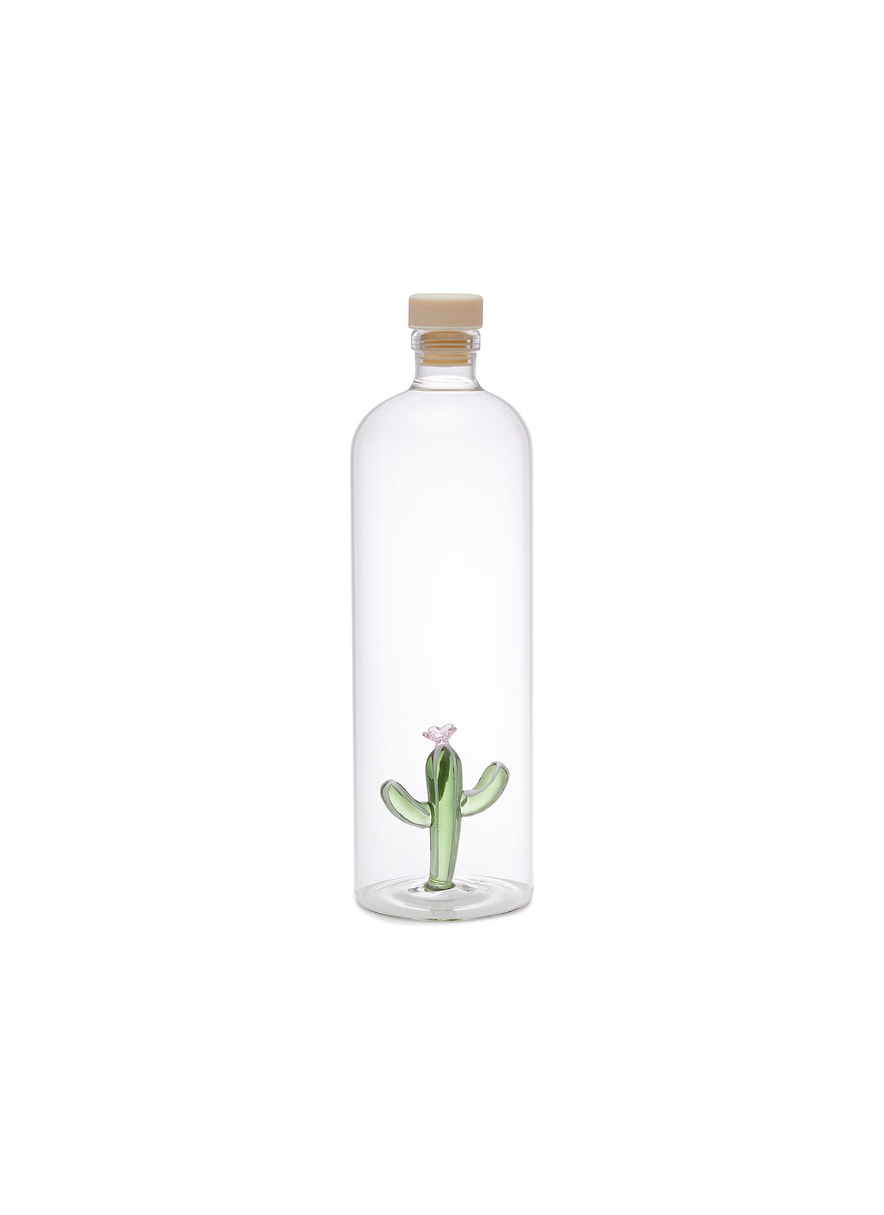 BOTTLE WITH GREEN CACTUS