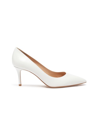 Main View - Click To Enlarge - GIANVITO ROSSI - Point Toe Leather Pumps