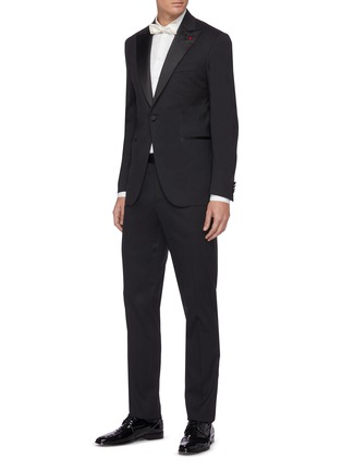 Figure View - Click To Enlarge - ISAIA - 'Gregory' Peak Lapel Single-breast Tuxedo