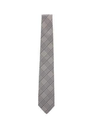 Figure View - Click To Enlarge - ISAIA - Houndstooth jacquard check silk tie