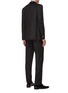 Back View - Click To Enlarge - ISAIA - Gregory' Notch Lapel Wool Suit