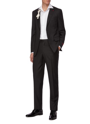 Figure View - Click To Enlarge - ISAIA - Gregory' Notch Lapel Wool Suit