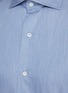  - ISAIA - Denim Effect Spread Collar Cotton Shirt