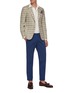 Figure View - Click To Enlarge - ISAIA - CORTINA' Notch Lapel Check Silk Wool Blazer