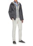 Figure View - Click To Enlarge - ISAIA - Drawcord Hood Flap Pocket Parka