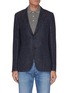 Main View - Click To Enlarge - ISAIA - Notched lapel denim effect blazer